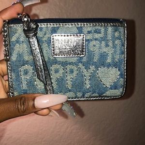 Coach poppy collection wallet. Used. Bit dirty